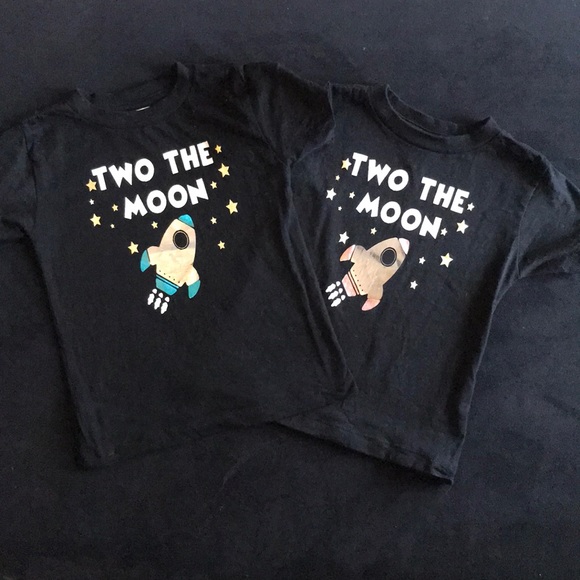 boy girl twin birthday shirts